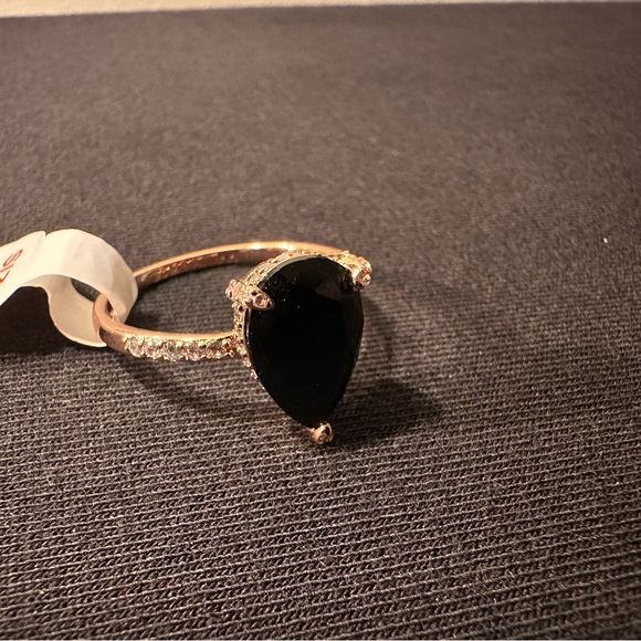 🤩 Love’s Journey Black Onyx Ring (Size 10) - Picture 2 of 7